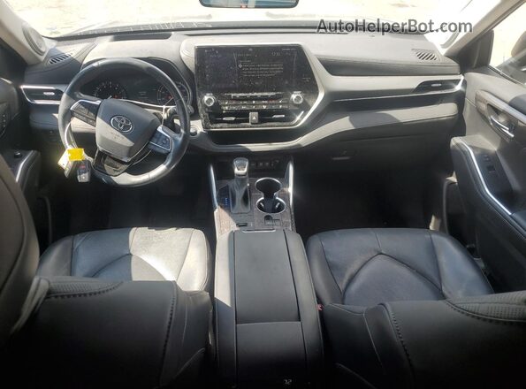 5TDFZRAH3LS030054 2020 TOYOTA HIGHLANDER Blue Vista del salpicadero