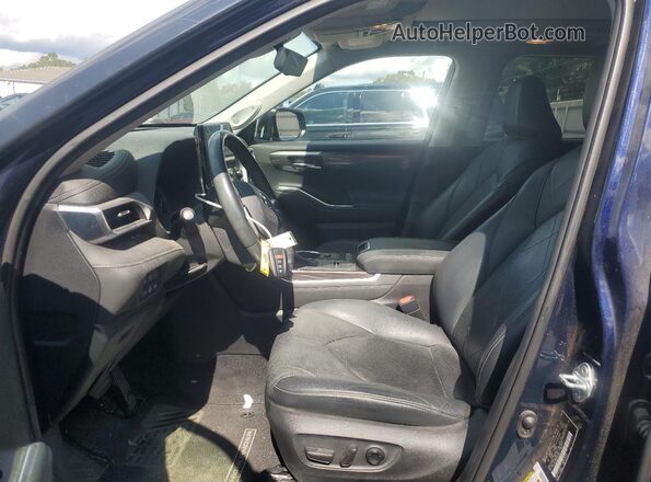 5TDFZRAH3LS030054 2020 TOYOTA HIGHLANDER Blue Vista interior delantera