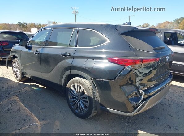 5TDFZRAHXNS116089 2022 TOYOTA HIGHLANDER Black Задня ліва чверть
