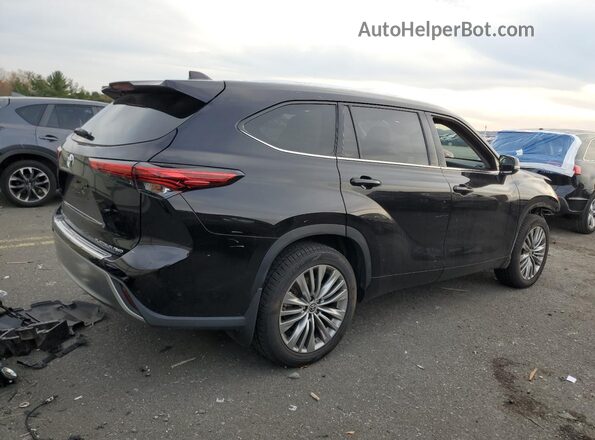 5TDFZRBH3LS047953 2020 TOYOTA HIGHLANDER Black Rear right