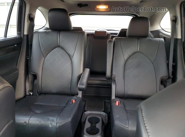 5TDFZRBH3LS047953 2020 TOYOTA HIGHLANDER Black Rear seats view