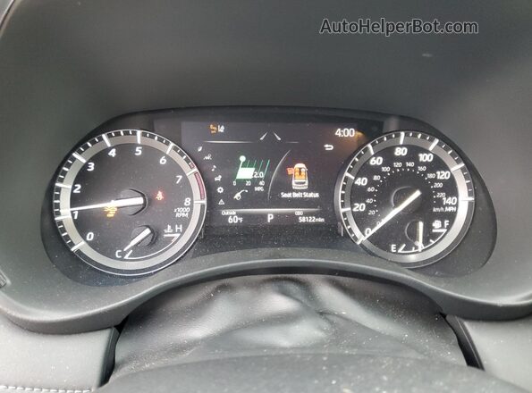 5TDFZRBH3LS047953 2020 TOYOTA HIGHLANDER Black Instrument cluster view