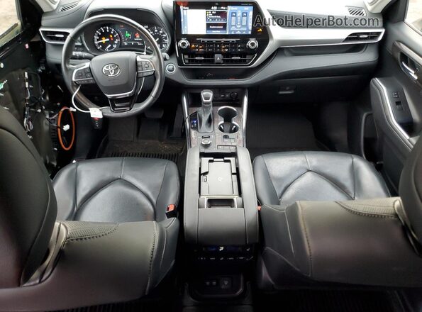 5TDFZRBH3LS047953 2020 TOYOTA HIGHLANDER Black Dashboard view