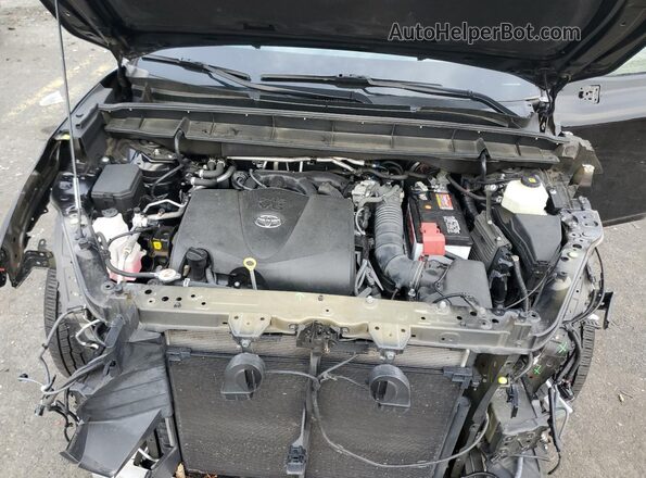 5TDFZRBH3LS047953 2020 TOYOTA HIGHLANDER Black Engine compartment view