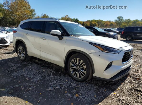 5TDFZRBH3MS113029 2021 TOYOTA HIGHLANDER White Передня права чверть