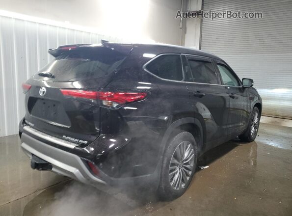 5TDFZRBH4LS044883 2020 TOYOTA HIGHLANDER Black Rear right