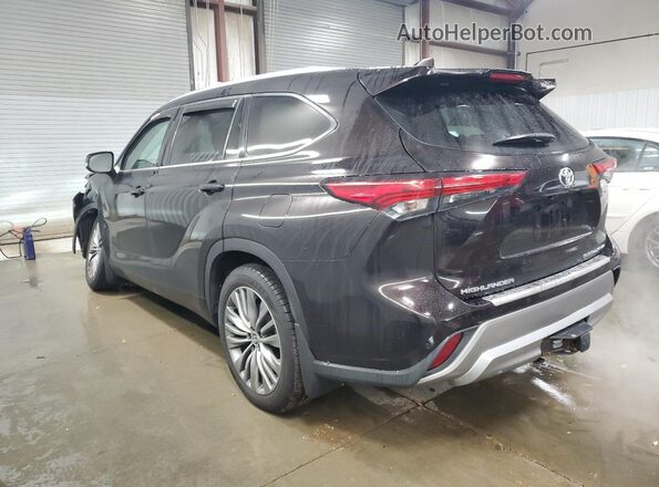 5TDFZRBH4LS044883 2020 TOYOTA HIGHLANDER Black Rear left