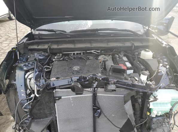 5TDFZRBH5NS210461 2022 TOYOTA HIGHLANDER Blue Вид підкапотного простору