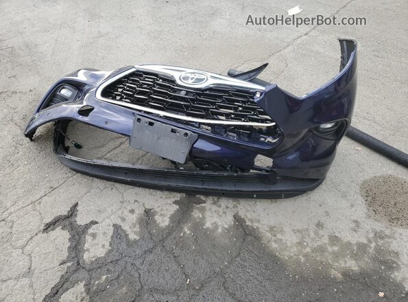 5TDFZRBH5NS210461 2022 TOYOTA HIGHLANDER Blue Вид наклейки з VIN-кодом