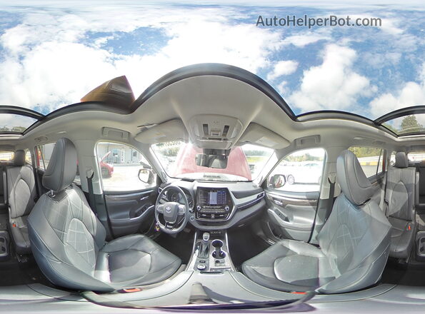 5TDFZRBH8LS045678 2020 TOYOTA HIGHLANDER Red 360 interior view