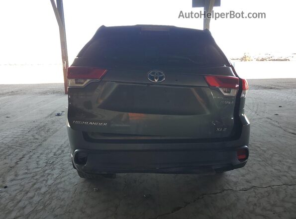 5TDJGRFH6JS041152 2018 TOYOTA HIGHLANDER HYBRID Зеленый 