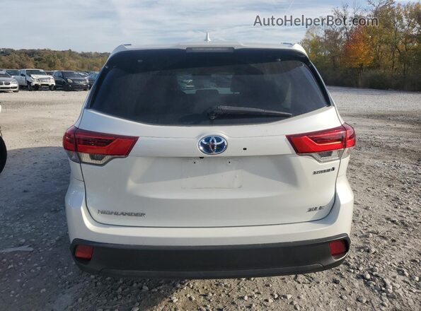 5TDJGRFH6JS047291 2018 TOYOTA HIGHLANDER HYBRID White 