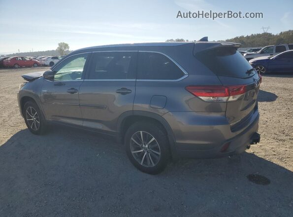 5TDJGRFH7JS052046 2018 TOYOTA HIGHLANDER HYBRID Gray 