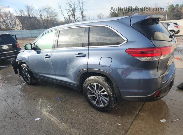 5TDJZRFH3JS486796 2018 TOYOTA HIGHLANDER Blue 
