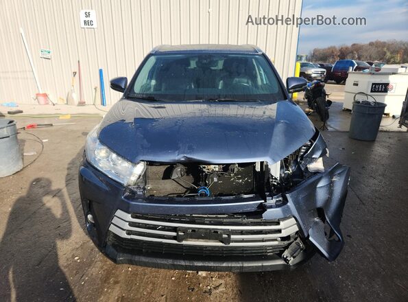 5TDJZRFH3JS486796 2018 TOYOTA HIGHLANDER Blue 