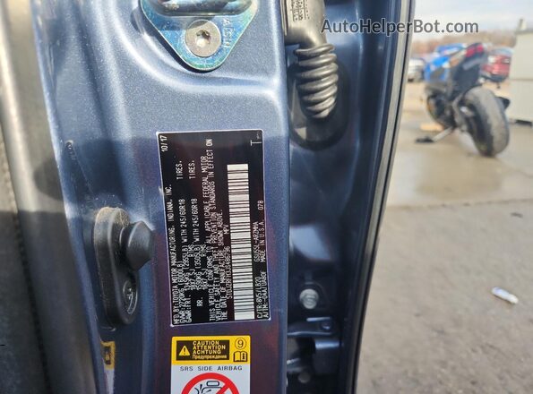 5TDJZRFH3JS486796 2018 TOYOTA HIGHLANDER Blue 