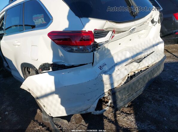 5TDJZRFH3JS544583 2018 TOYOTA HIGHLANDER White 