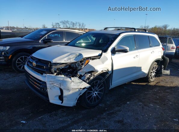 5TDJZRFH3JS544583 2018 TOYOTA HIGHLANDER White 