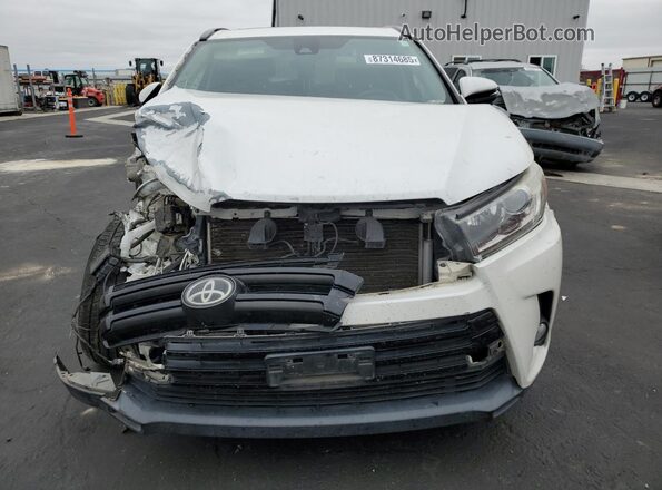 5TDJZRFH4JS830927 2018 TOYOTA HIGHLANDER White 