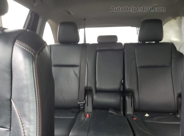 5TDJZRFH4JS869940 2018 TOYOTA HIGHLANDER Gray უკანა სავარძლების ხედი