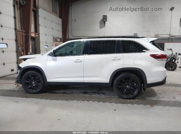 5TDJZRFH8KS726782 2019 TOYOTA HIGHLANDER White 