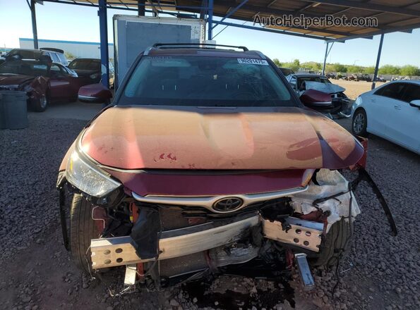 5TDKDRAH4PS045536 2023 TOYOTA HIGHLANDER Burgundy Vista frontal