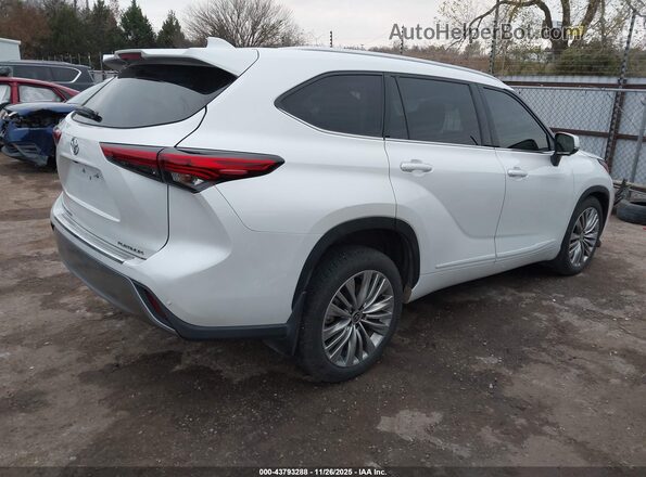 5TDKDRAH7PS025989 2023 TOYOTA HIGHLANDER Белый Задняя правая четверть