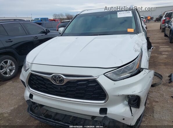5TDKDRAH7PS025989 2023 TOYOTA HIGHLANDER Белый Вид задней части салона