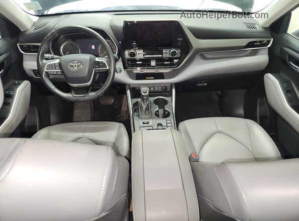 5TDKDRBH0PS016467 2023 TOYOTA HIGHLANDER Black Widok deski rozdzielczej