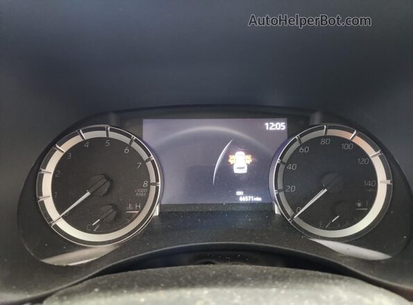 5TDKDRBH0PS016467 2023 TOYOTA HIGHLANDER Black Widok zestawu wskaźników