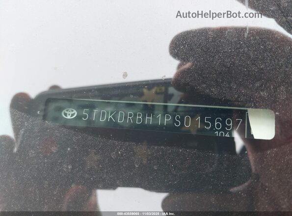 5TDKDRBH1PS015697 2023 TOYOTA HIGHLANDER White 