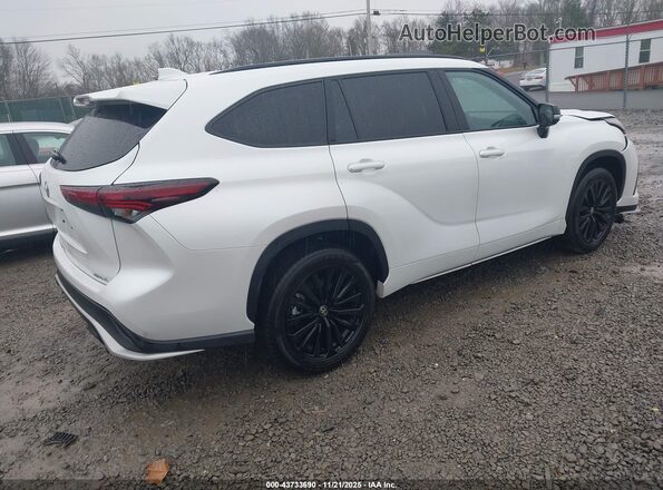 5TDKDRBHXSS594472 2025 TOYOTA HIGHLANDER White უკანა მარჯვენა