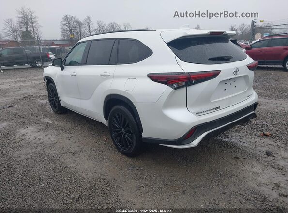 5TDKDRBHXSS594472 2025 TOYOTA HIGHLANDER White უკანა მარცხენა