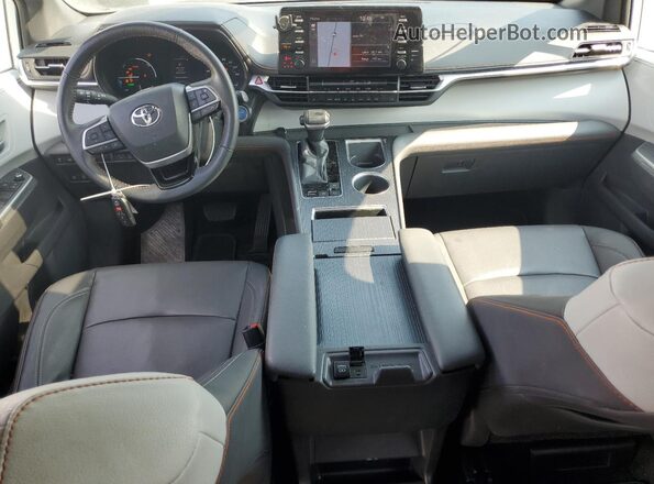5TDXRKEC0MS009027 2021 TOYOTA SIENNA White Widok deski rozdzielczej