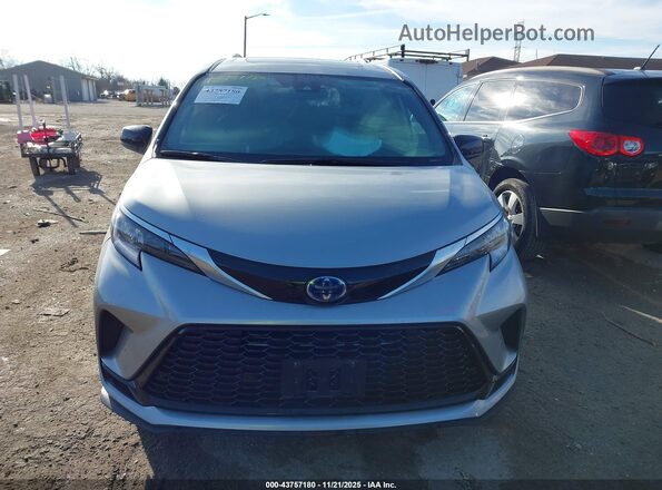 5TDXRKECXPS156623 2023 TOYOTA SIENNA Silver Vista del salpicadero