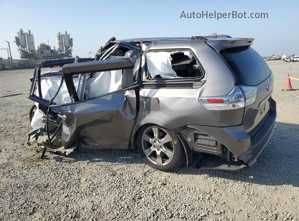 5TDXZ3DC2KS974301 2019 TOYOTA SIENNA Charcoal Задня ліва чверть