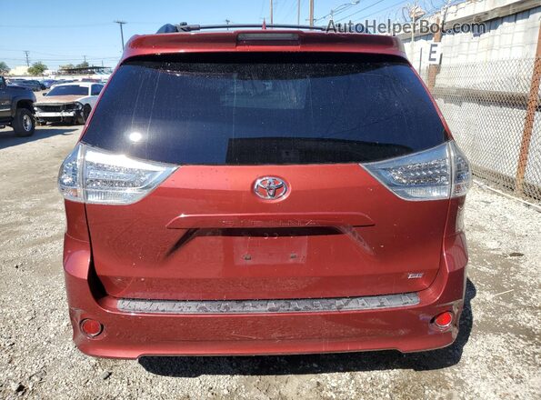 5TDXZ3DC5LS043700 2020 TOYOTA SIENNA Red Widok z tyłu