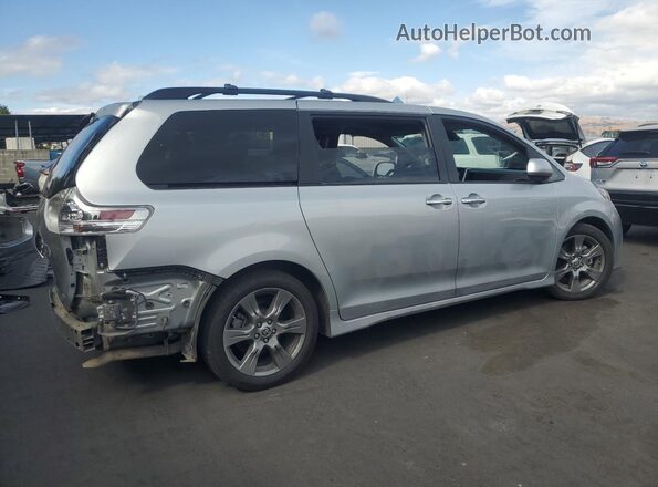 5TDXZ3DC9LS057583 2020 TOYOTA SIENNA Silver Հետևի աջ