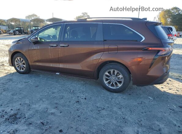 5TDYRKEC1PS167062 2023 TOYOTA LE Brown Задня ліва чверть