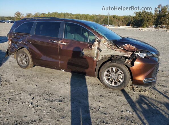 5TDYRKEC1PS167062 2023 TOYOTA LE Brown Передня права чверть