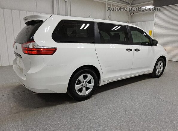 5TDZK3DC3GS712792 2016 TOYOTA SIENNA White უკანა მარჯვენა