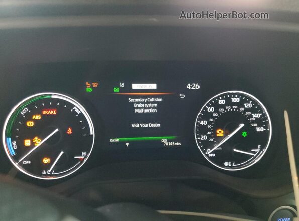 5TDZRKEC4PS178903 2023 TOYOTA LIMITED Gray Instrument cluster view