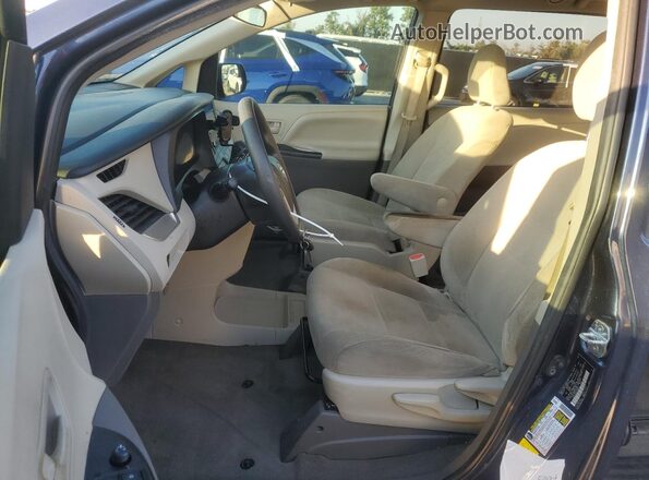5TDZZ3DC0LS030801 2020 TOYOTA SIENNA Blue Vista interior delantera