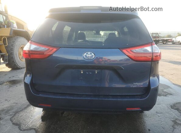 5TDZZ3DC0LS030801 2020 TOYOTA SIENNA Blue Vista trasera