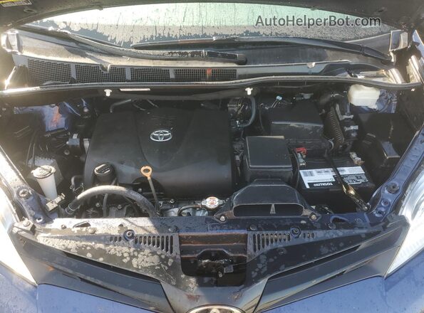 5TDZZ3DC0LS030801 2020 TOYOTA SIENNA Blue Vista del compartimento del motor