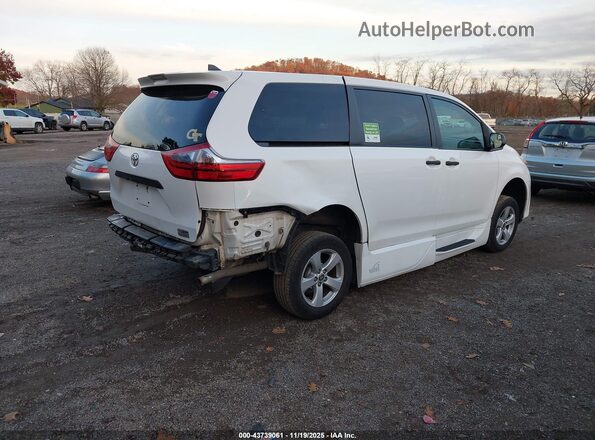 5TDZZ3DC5LS065141 2020 TOYOTA SIENNA White უკანა მარჯვენა