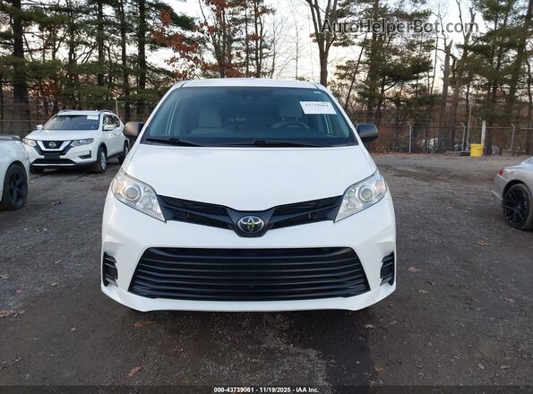5TDZZ3DC5LS065141 2020 TOYOTA SIENNA White უკანა სალონის ხედი
