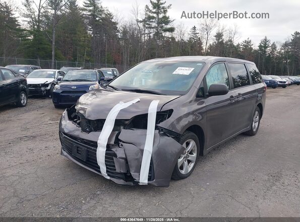 5TDZZ3DC8LS078255 2020 TOYOTA SIENNA Gray Vista frontal