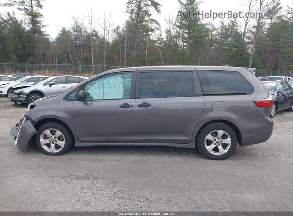 5TDZZ3DC8LS078255 2020 TOYOTA SIENNA Gray 