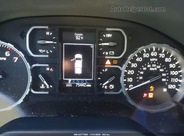 5TFAY5F17LX917622 2020 TOYOTA TUNDRA Black Rear seats view